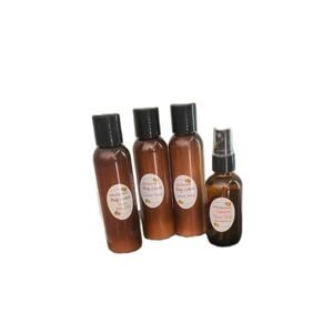 Artisanal Body Lotion Lot Of 3 Lavender Vanilla & Vanilla Ylang Ylang & 1 Toner